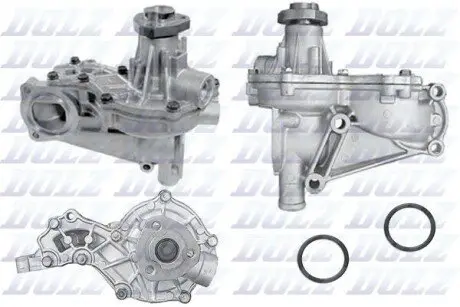 Насос охолоджуючої рідини, з ущільненням AUDI A4 B5, A6 C4, A6 C5, CABRIOLET B3 VW PASSAT B5 1.6/1.8 11.94-01.05 DOLZ A184 Купити в Україні