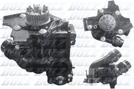 Водяной насос (в корпусе с термостатом.) VAG 2.0TFSI 09.04- DOLZ A244 Купить в Украине