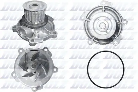 Насос охолоджуючої рідини, з ущільненням CHRYSLER VOYAGER IV LDV MAXUS 2.5D/2.8D 02.00-12.09 DOLZ A-342 Купити в Україні