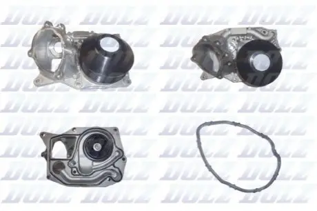 Насос охолоджуючої рідини, з ущільненням BMW 1 (F20), 1 (F21), 2 (F22, F87), 2 (F23), 3 (F30, F80), 3 (F31), 3 GRAN TURISMO (F34), 4 (F32, F82), 4 (F33, F83), 4 GRAN COUPE (F36) 2.0D 06.10 DOLZ B252