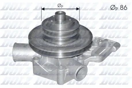 Насос охолоджуючої рідини, з ущільненням AUDI A4 B5, A6 C5 CITROEN C25, CX I, CX II FIAT DUCATO PEUGEOT J5 VW PASSAT B5 1.9D-2.5D 02.78-09.01 DOLZ C115