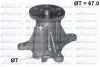 Насос охолоджуючої рідини, з ущільненням CITROEN C5 III, C6 PEUGEOT 407 3.0D 04.09 DOLZ (C140) зображення 1