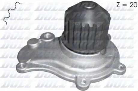 Насос охолоджуючої рідини, з ущільненням CHRYSLER CARAVAN, GRAND VOYAGER III, PT CRUISER, SEBRING, STRATUS, VOYAGER III, VOYAGER IV DODGE CARAVAN, STRATUS JEEP CHEROKEE 2.4 01.95-12.10 DOLZ C141 Купити в Україні