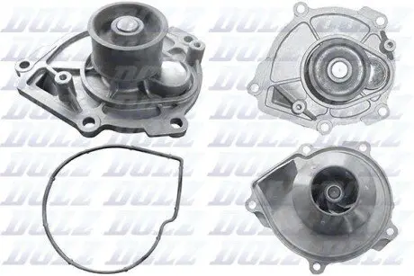 Насос охолоджуючої рідини, з ущільненням CHRYSLER GRAND VOYAGER V, VOYAGER V DODGE NITRO JEEP CHEROKEE, WRANGLER III LANCIA VOYAGER 2.8D 10.06 DOLZ C149 Купити в Україні