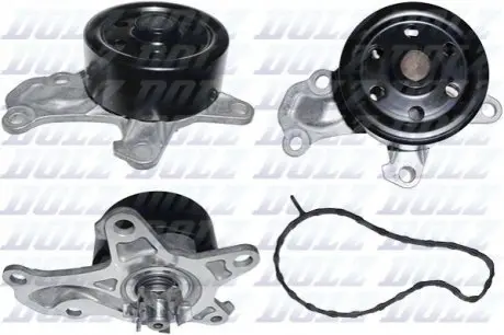 Насос охолоджуючої рідини, з ущільненням CITROEN C1 II PEUGEOT 108 TOYOTA AYGO, AYGO X, YARIS 1.0 12.10 DOLZ C153 Купити в Україні
