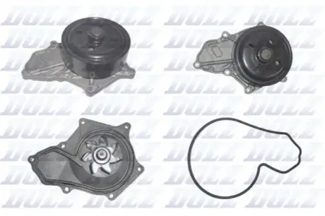 Насос охолоджуючої рідини, з ущільненням HONDA ACCORD VII, CIVIC VIII, CR-V II, CR-V III, FR-V 2.2D 01.04-06.12 DOLZ H145