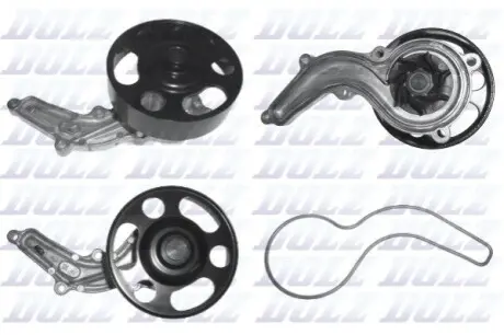 Насос охолоджуючої рідини, з ущільненням HONDA HR-V, JAZZ IV 1.3/1.5 08.15 DOLZ H148 Купити в Україні