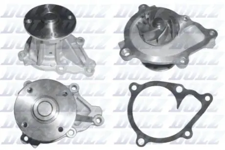 Насос охолоджуючої рідини, з ущільненням HYUNDAI IONIQ, KONA KIA CEED, NIRO I, XCEED OPEL ASTRA J, CORSA D, CORSA E, MERIVA B, MOKKA / MOKKA X 1.2/1.4/1.6H 12.09 DOLZ H243