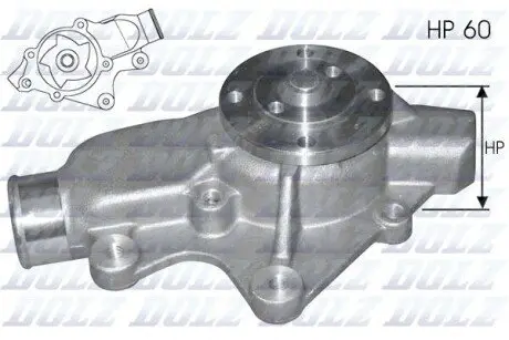 Помпа водяна DOLZ J202 Купить в Украине