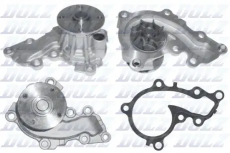 Насос охолоджуючої рідини, з ущільненням HYUNDAI I10 III, I20 ACTIVE, I20 II, KONA KIA CEED, PICANTO III, PROCEED, RIO IV, STONIC, XCEED 1.0/1.0LPG 09.15 DOLZ K116 Купити в Україні