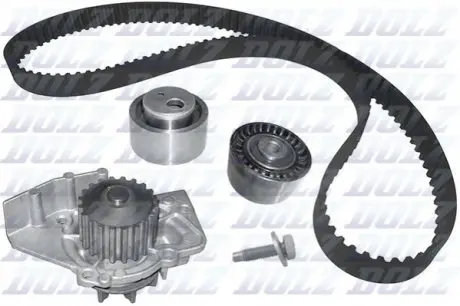 Комплект ГРМ + помпа Citroen Berlingo/Jumpy 1.9D (DW8 1868) DOLZ KD007