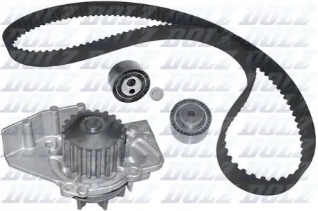 Комплект ГРМ + помпа Citroen Berlingo/Jumpy/Peugeot/Expert/Partner/Expert 2.0HDI 98-11(25.4x141z) DOLZ KD008 Купити в Україні