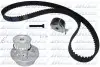 Комплект ГРМ + помпа Opel Astra F/G 1.4/1.6 91-05/Combo 1.2/1.4 94-01 (17x111z) DOLZ (KD021) зображення 1