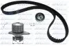 CITROEN К-т ГРМ (насос + ремень + ролик) BERLINGO 1.4 i 96-11, XSARA (N1) 1.4 i 97-05, ZX Break (N2) 1.4 i 93-97, PEUGEOT 106 II 1.4 i 96-04, 206 SW 1.4 02-07 DOLZ (KD026) изображение 1
