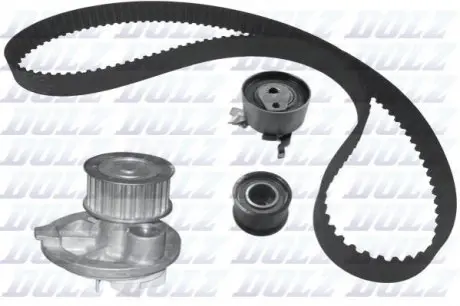 Комплект ГРМ + помпа Opel Astra/Vectra/Omega B 1.8-2.0i DOLZ KD068