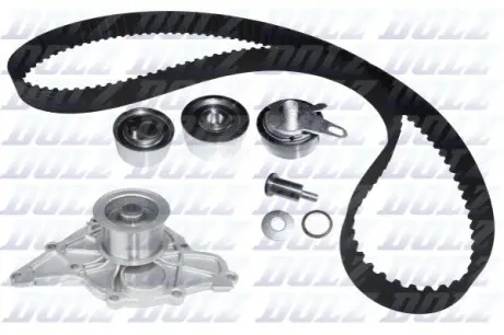 Фото Водяний насос + зубчастий ремінь DOLZ (KD107) зображення 1