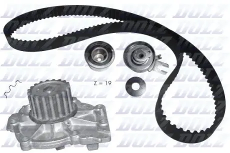 Комплект ГРМ + помпа Volvo C70/S60/S80/V60/V70/XC70/XC90 2.0-2.4D 01- (28x132z) DOLZ KD111 Купити в Україні