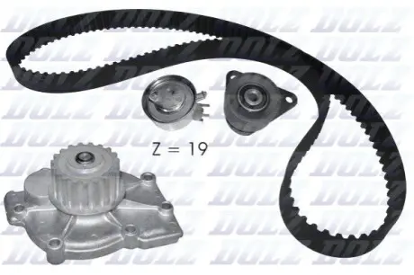 Комплект ГРМ + помпа Renault Laguna I/Ford Mondeo/Volvo S40/S60/S70/S80/V40 1.6-2.5T 95-14 (23x142z) DOLZ KD115