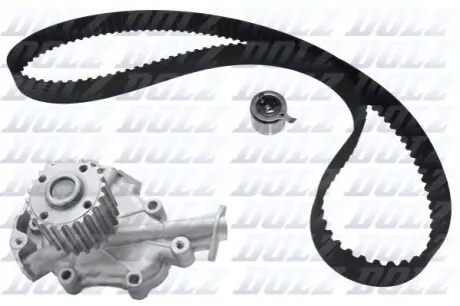 Комплект ГРМ + помпа Daewoo Matiz 0.8/Chevrolet Aveo 1.2 00-06 (25,4x107) DOLZ KD138
