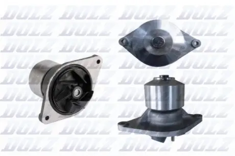 Насос охолоджуючої рідини IVECO EUROCARGO I-III F4AE0481A/F4AE3481B 09.00-09.15 DOLZ L249