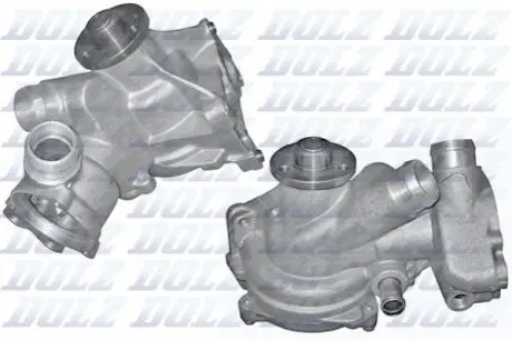Насос охолоджуючої рідини, з ущільненням MERCEDES 124 T-MODEL (S124), 124 (W124), G (W463), S (W140) DAEWOO REXTON SSANGYONG KORANDO, KYRON, REXTON / REXTON II, RODIUS I 2.8/3.2/3.6 03.91 DOLZ M206 Купити в Україні