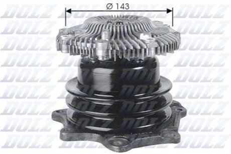 Водяний насос DOLZ N143 (фото 1)