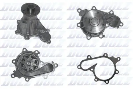 Насос охолоджуючої рідини, з ущільненням NISSAN CABSTAR, NAVARA, NAVARA NP300, NP300, NT400 CABSTAR, PATHFINDER III, PICK UP RVI MAXITY 2.5D 11.01 DOLZ N160 Купити в Україні