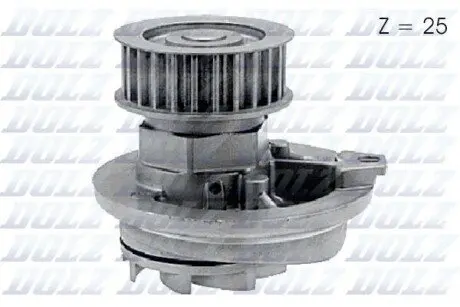 Насос охолоджуючої рідини, з ущільненням OPEL ASTRA F, CALIBRA A, FRONTERA A SPORT, KADETT E, OMEGA A, OMEGA B, VECTRA A, VECTRA B 1.4-2.0 08.84-07.03 DOLZ O137