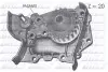Насос охолоджуючої рідини, з ущільненням DACIA SOLENZA RENAULT CLIO II, KANGOO, KANGOO EXPRESS, MEGANE I, MEGANE I CLASSIC, MEGANE SCÉNIC 1.4 01.96 DOLZ (R314) зображення 1