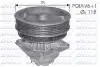 Фото Насос охолоджуючої рідини, з ущільненням CITROEN JUMPY I FIAT SCUDO PEUGEOT EXPERT 1.6 10.95-12.06 DOLZ (S224) зображення 1