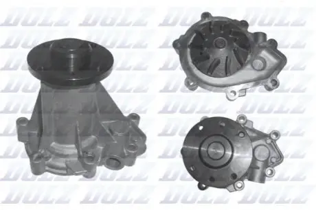 Помпа води Ssangyong Actyon/Kyron 2.0Xdi 06-/Rexton/Rodius/Stavic 2.7Xdi 04- (R/B) (10 лоп) DOLZ S247 Купить в Украине