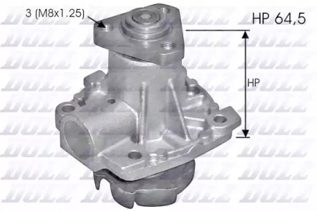 FIAT помпа води Sedici 06-,Suzuki Grand Vitara 05-,Swift,SX4 05- DOLZ S248