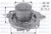 Фото Насос охолоджуючої рідини, з ущільненням MERCEDES SPRINTER 3,5-T (B906) ALFA ROMEO 145, 146, 147, 156, 159, 166 FIAT BRAVA, BRAVO I, BRAVO II, CROMA, DOBLO, GRANDE PUNTO 1.9D/2.2D/2.4D 08.94 DOLZ (S314) зображення 1