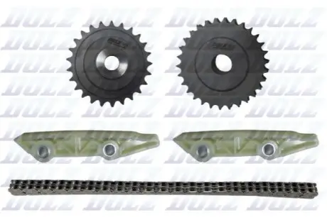 Комплект ланцюга ГРМ Iveco/Fiat Ducato 3.0JTD 06 DOLZ SKCC060PO