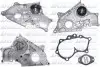 Насос охолоджуючої рідини, з ущільненням LEXUS ES TOYOTA AVENSIS, CALDINA, CAMRY, CARINA E VI, CARINA II, CARINA III, CARINA IV, CARINA V, COROLLA, COROLLA FX, LITEACE 1.8D-3.0 04.82-02.03 DOLZ (T209) зображення 1
