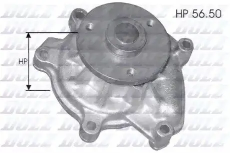 Помпа води Toyota Yaris 1.0 99-05 (B/B) (6 лоп) DOLZ T219 Купити в Україні