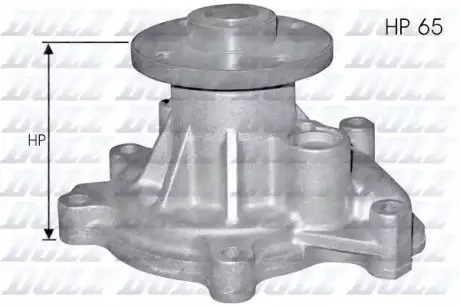 Насос охолоджуючої рідини, з ущільненням DAIHATSU TERIOS TOYOTA COROLLA, YARIS 1.0/1.3 10.00-11.10 DOLZ T224 Купити в Україні