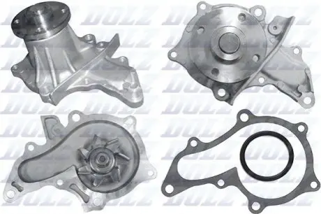 Насос охолоджуючої рідини, з ущільненням TOYOTA AVENSIS, CARINA E VI, COROLLA, VIOS / SOLUNA VIOS, YARIS / VIOS 1.3/1.5/1.6 04.92-04.13 DOLZ T242