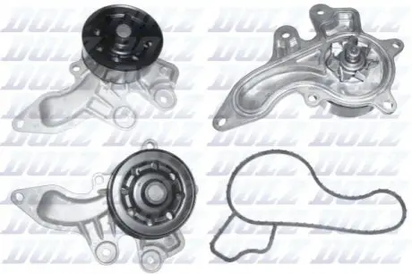 Насос охолоджуючої рідини, з ущільненням TOYOTA AURIS, C-HR, COROLLA 1.2/1.8H 03.15 DOLZ T264 Купити в Україні