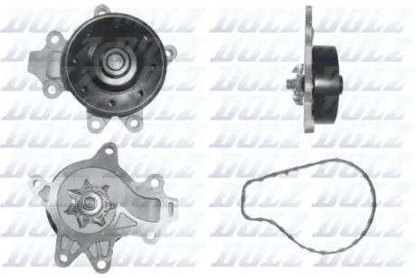 Насос охолоджуючої рідини, з ущільненням LEXUS NX TOYOTA AVENSIS, C-HR, ISIS, RAV 4 IV, VERSO 1.8/2.0 04.07 DOLZ T-271 Купити в Україні