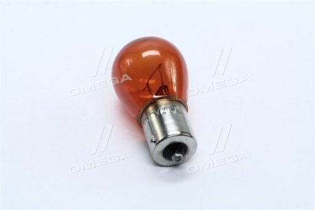 Лампа покажчиків поворотів і стоп-сигналів помаранчева BA15s Amber 12V P21W <ДК> Дорожня карта DK-12V21W_BA15s Ambe