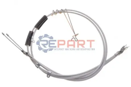 Трос ручника (задній) Ford Connect 02- (-ABS) (висока база) (барабанний гальма) DP Group BC3020BNS Купити в Україні
