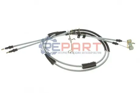 Фото Трос ручника (задній) Ford Connect 02- (+ABS) (висока база) (дисковий гальма) DP Group (BC3021BNS) зображення 1