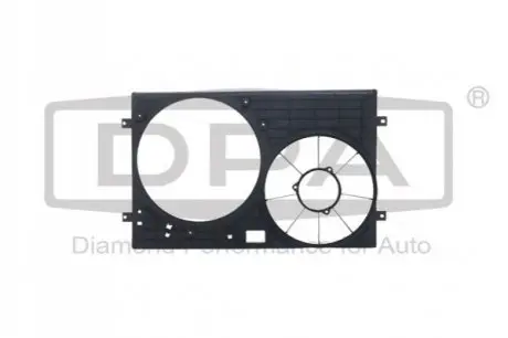 Дифузор радіатора Skoda Fabia I/VW Polo 99-09 DPA 81210127102 Купити в Україні