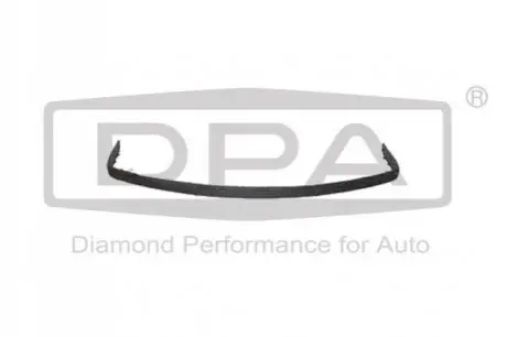 Накладка бампера (переднього) Skoda Octavia I 97-10 (black) DPA 88070040002 Купити в Україні