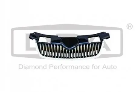 Фото Решетка радиатора с хромом. Skoda Fabia 06- DPA (88530813802) изображение 1