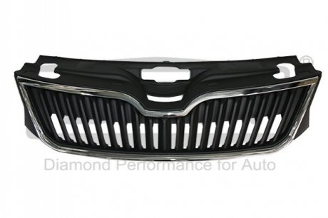 Radiator grille with bright strip. front DPA 88531795902