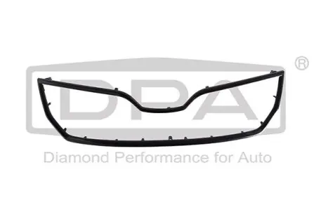 Накладка решітки радіатора Skoda Rapid 12- (чорний) DPA 88531814202 Купити в Україні