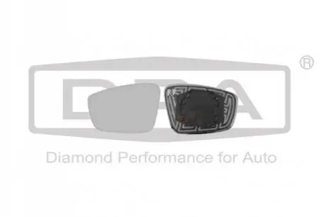 Скло дзеркала Skoda Fabia/Rapid 1.0-1.6 TDI 12- (L) (алюміній) DPA 88571230202 Купити в Україні