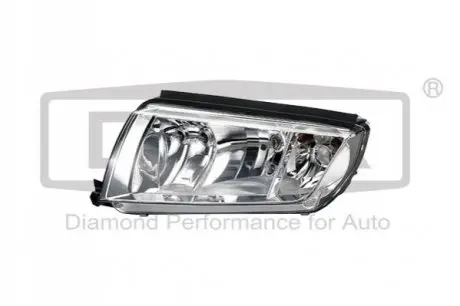 Фара (R) Skoda Fabia 99-07 (срібна рамка/з моторчиком) DPA 89410191702 Купити в Україні